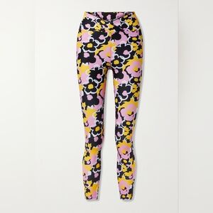 Year of Ours Veronica Leggings Pink Flower Floral Print – Size Small